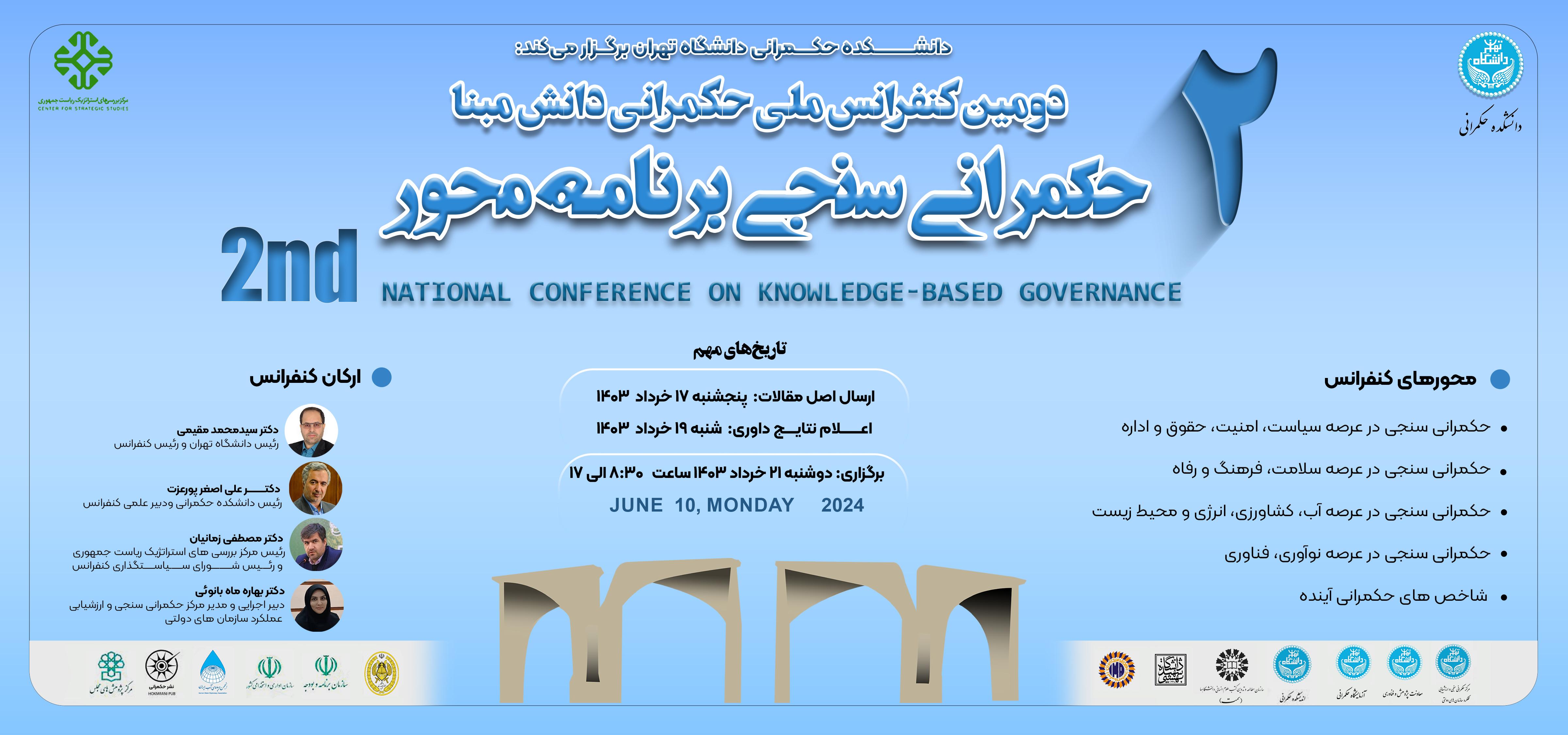 دومین کنفرانس حکمرانی سنجی دانشگاه تهران